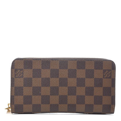 Louis Vuitton Damier Ebene Zippy Wallet Rose Ballerine 1 of 5