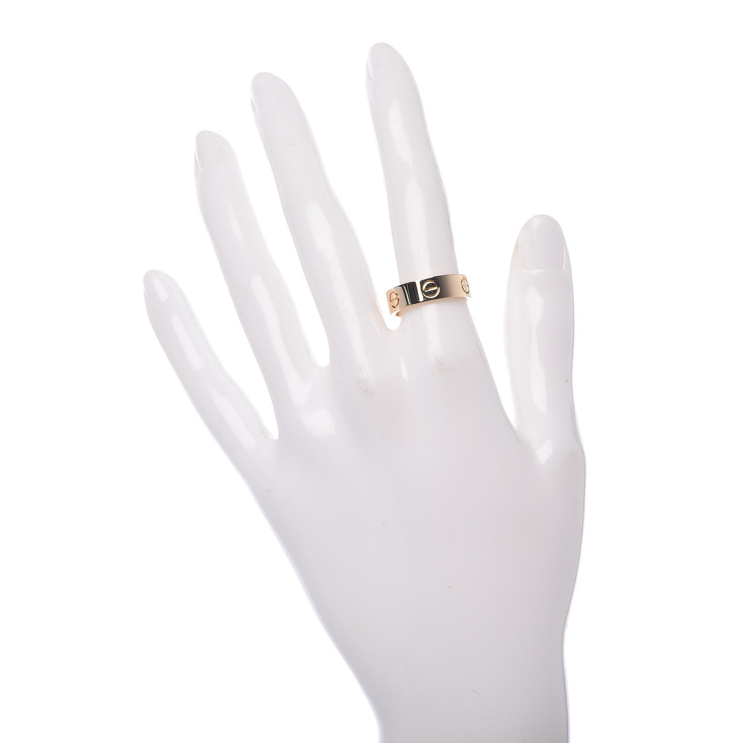 18K Yellow Gold 5.5mm LOVE Ring 53 6.5