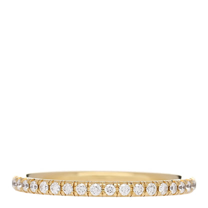 Tiffany 18K Yellow Gold Diamond Metro Band Ring 49 5 3 of 5