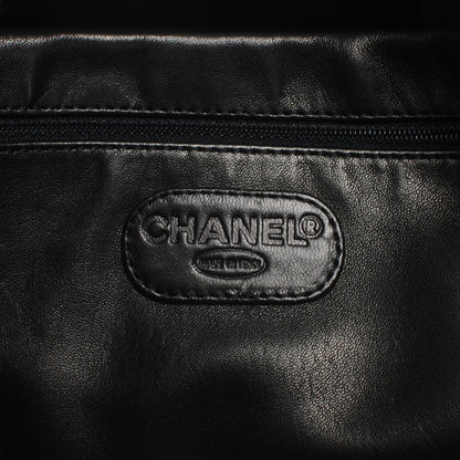 Chanel Orylag Rabbit Fur Tote Black 6 of 7