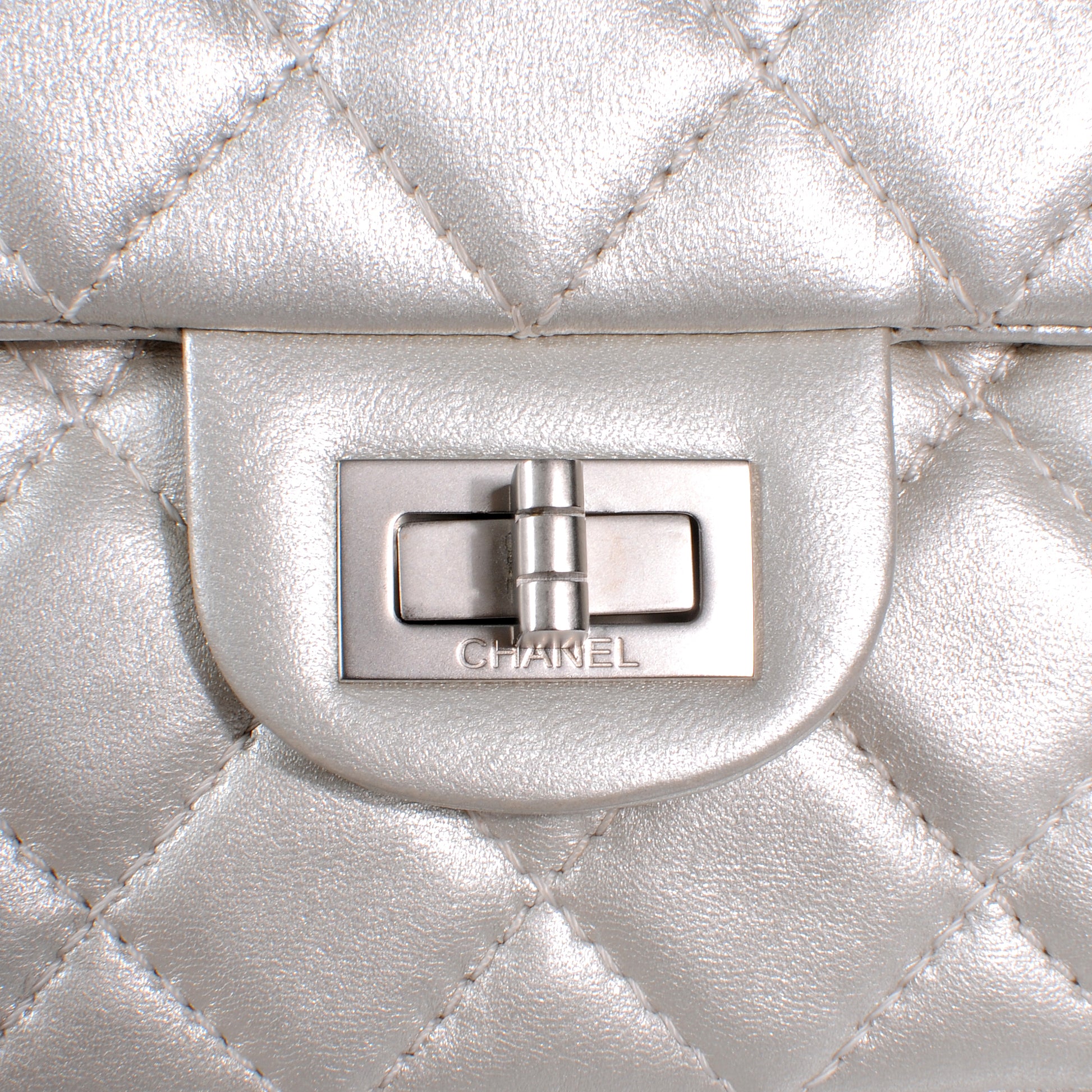 Chanel Lambskin 2.55 Reissue 226 Flap Silver 5 of 9