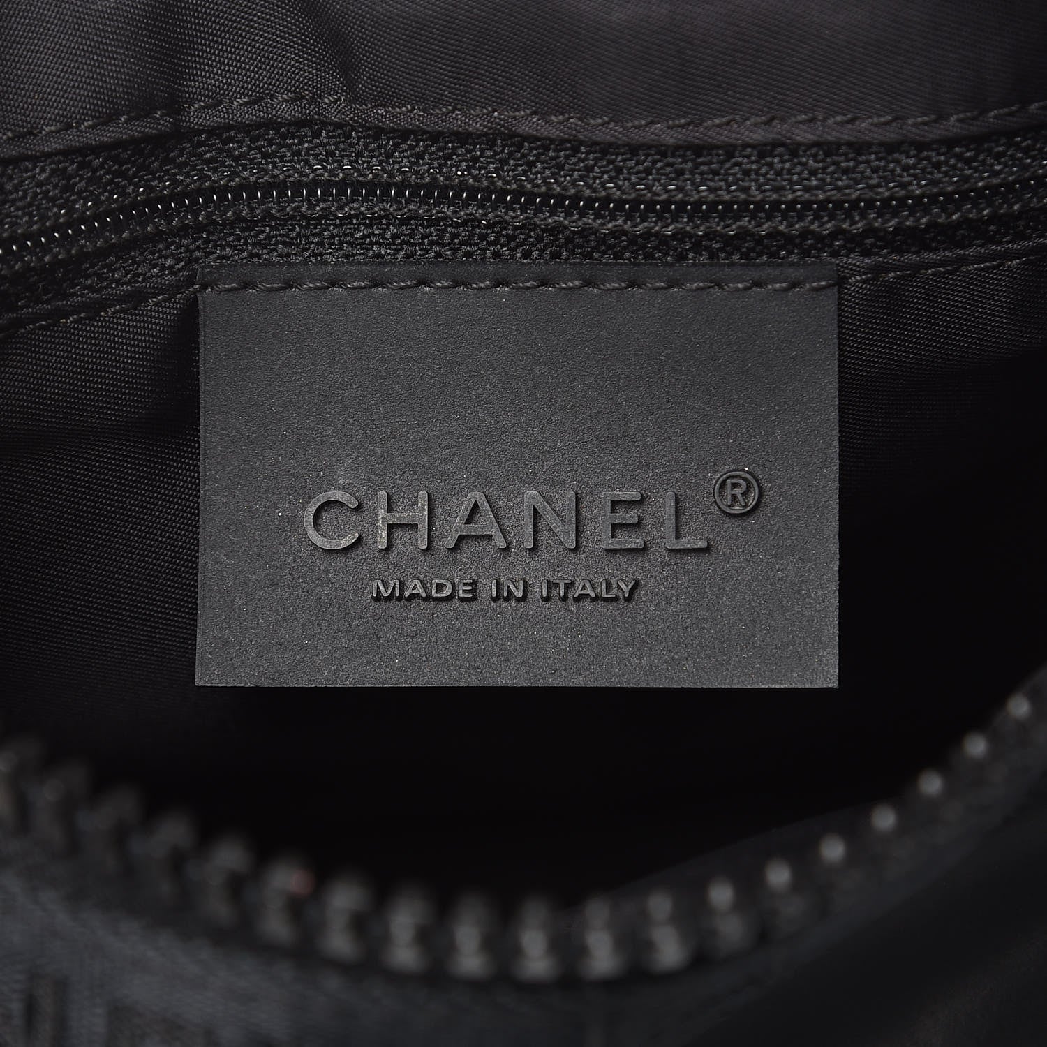 Chanel Rubber Nylon Mesh Small Sport Duffle Black 6 of 13