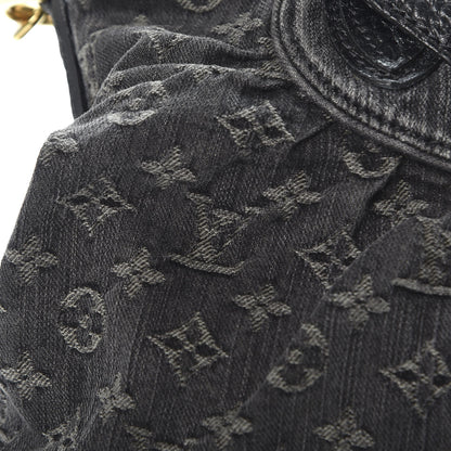 Louis Vuitton Denim Neo Cabby MM Black 9 of 9
