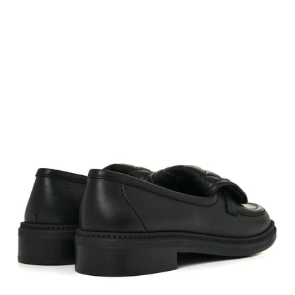 Chanel Lambskin Quilted CC Turnlock Loafers 39.5 Black 4 of 9