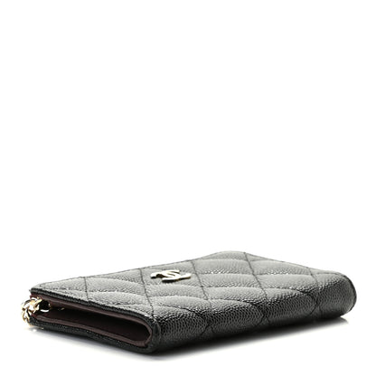 Chanel Caviar Quilted Key Holder Case Black 4 of 7