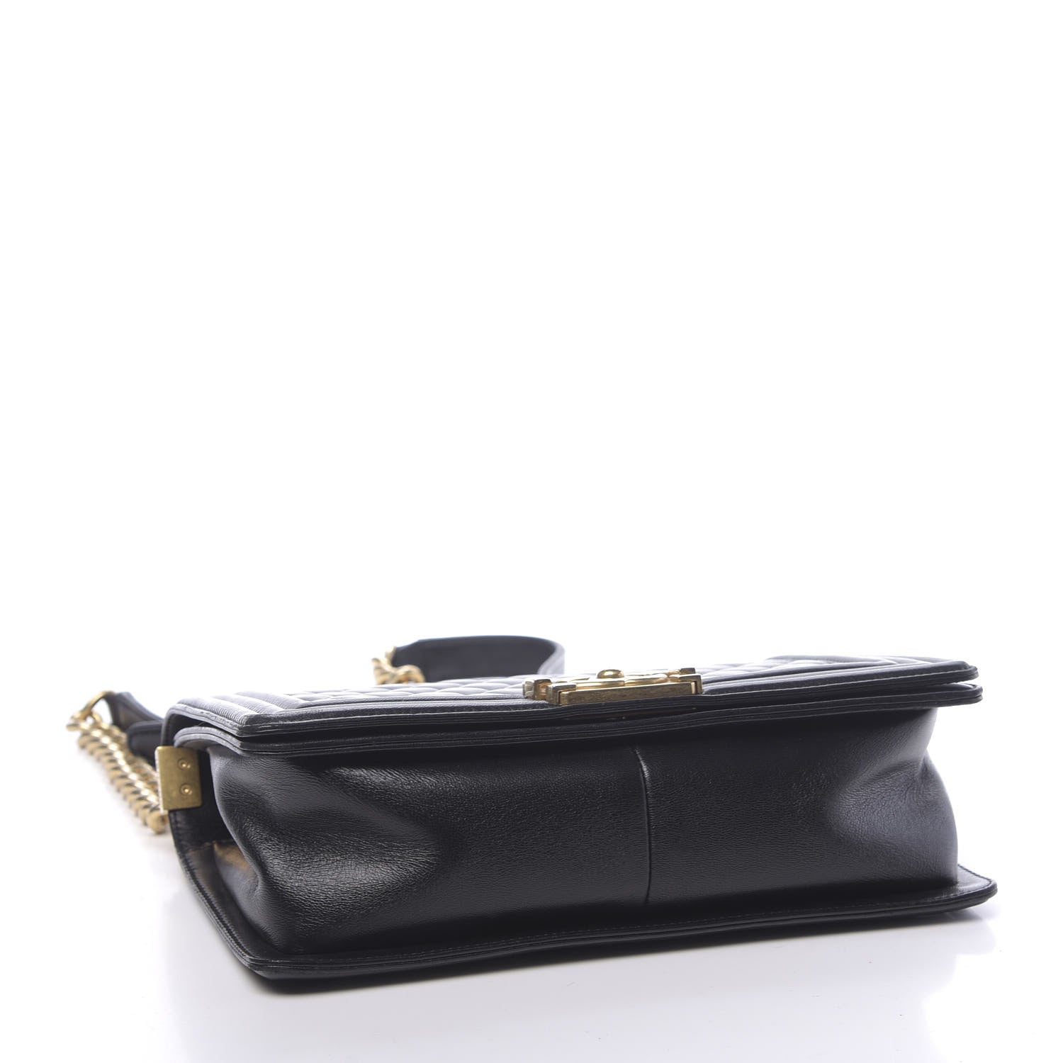 Chanel Lambskin Quilted Medium Boy Flap Black 4 of 14