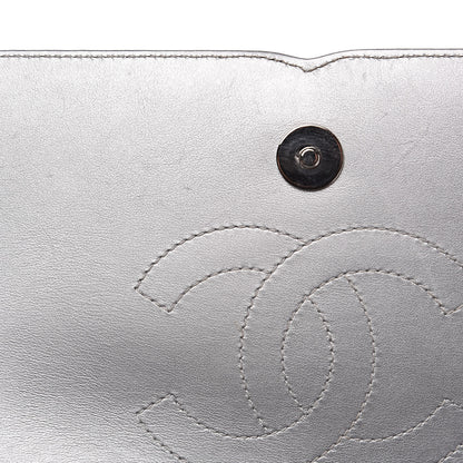 Chanel Metallic Caviar Quilted Medium CC Filigree Flap Silver 12 of 12