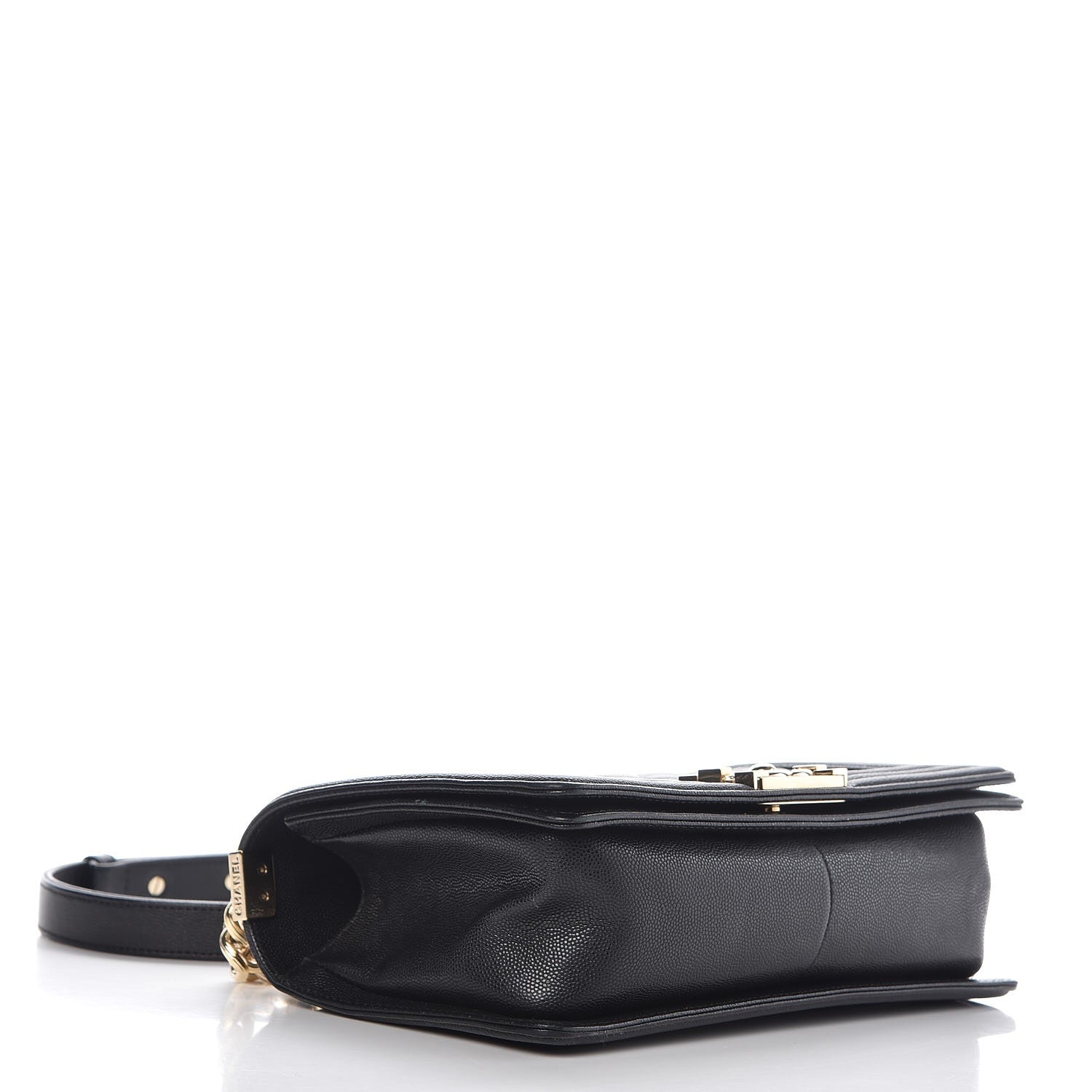 Chanel Caviar Quilted Medium Boy Flap Black 4 of 15