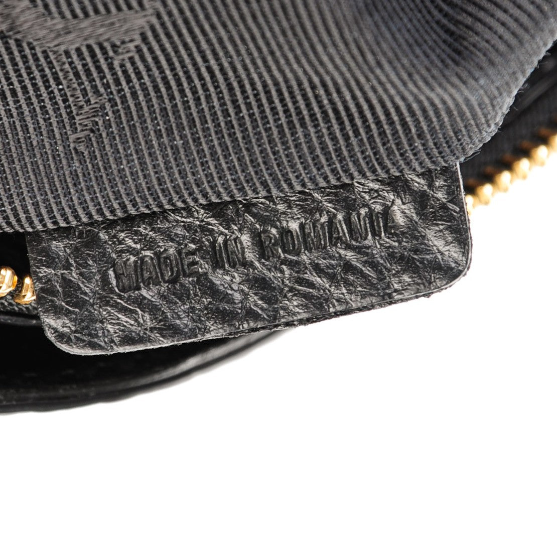 Signature Grain Calfskin Check Embossed Small Chichester Crossbody Clutch Bag Black