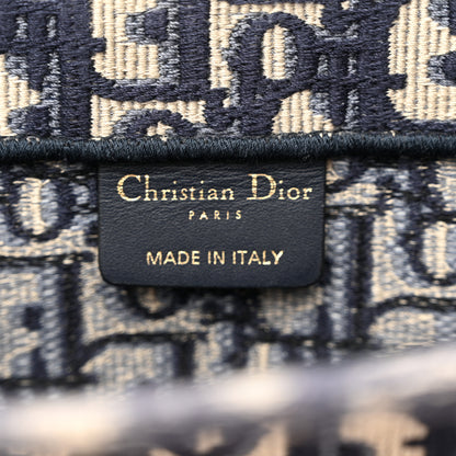 Christian Dior Oblique Medium Book Tote Blue Multicolor 6 of 14