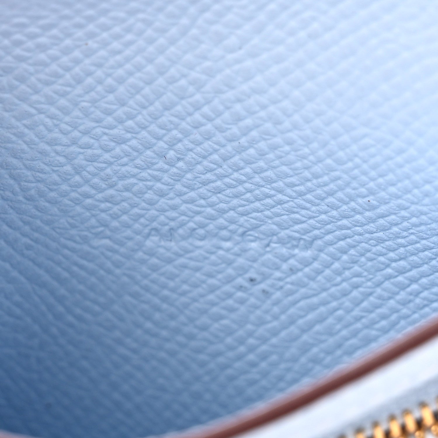 Hermes Epsom Verso Tri-Fold Bearn Compact Wallet Sesame Bleu Brume 7 of 7