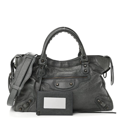 Balenciaga Agneau Classic Hardware City Anthracite 1 of 12