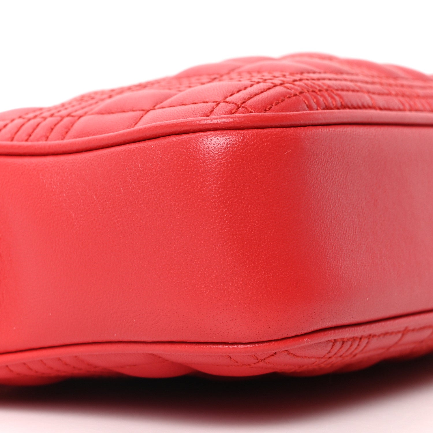 Burberry Lambskin Quilted Mini Lola Camera Bag Bright Red 9 of 10