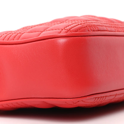 Burberry Lambskin Quilted Mini Lola Camera Bag Bright Red 9 of 10