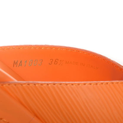 Louis Vuitton Epi Borneo Thong Sandals 36.5 Mandarine 5 of 7