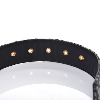 Christian Dior Oblique 30 Montaigne 35mm Belt 90 Blue 5 of 9