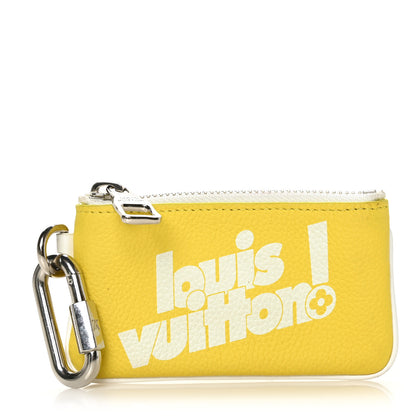 Louis Vuitton Calfskin Everyday LV Key Pouch Jaune 1 of 5