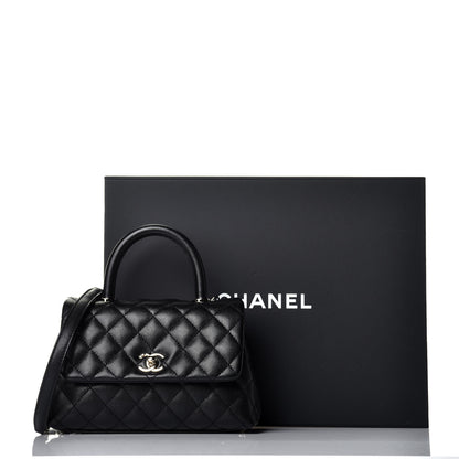 Chanel Caviar Quilted Mini Coco Handle Flap Black 10 of 10