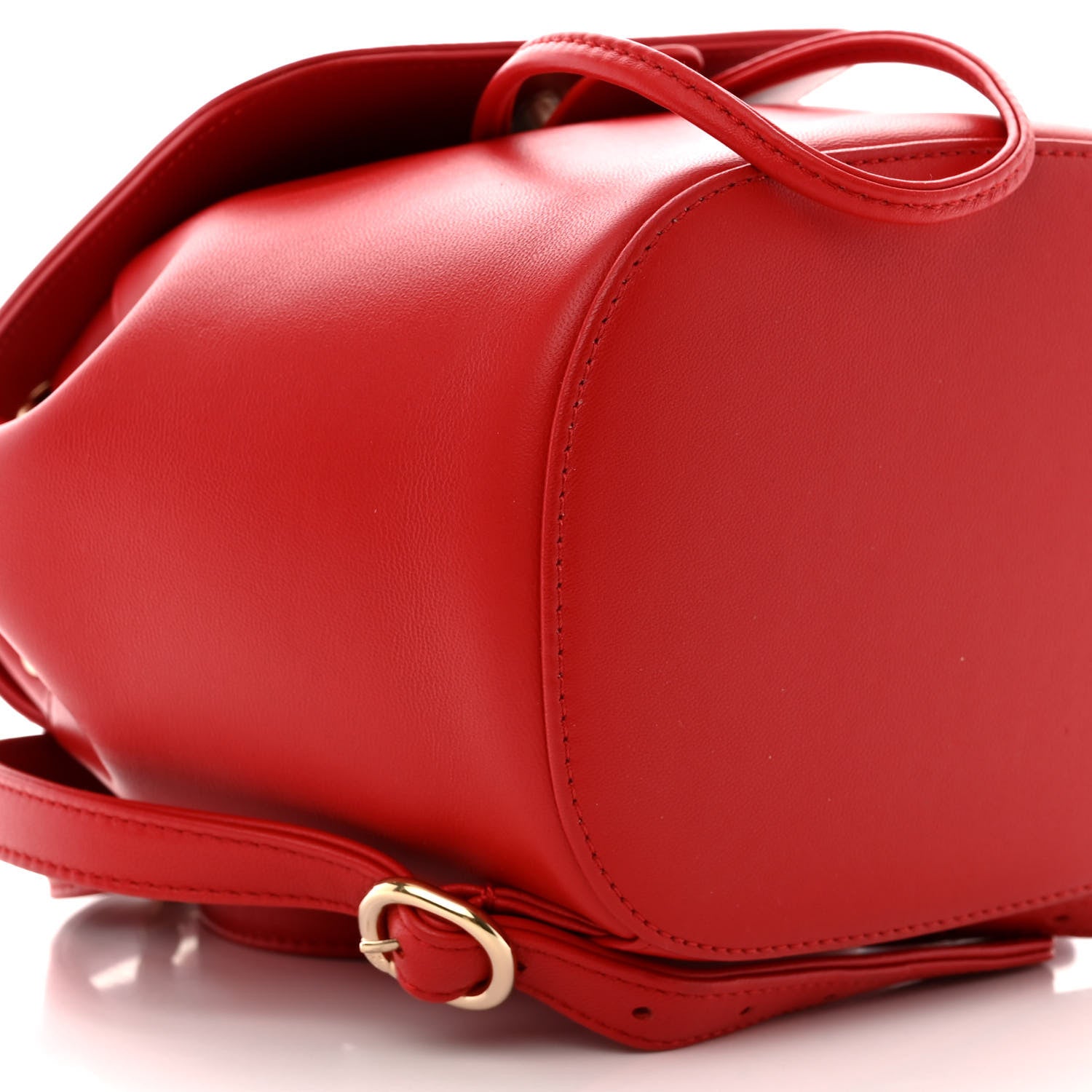 Chanel Lambskin CC Mania Backpack Red 9 of 10