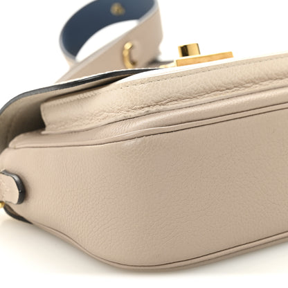 Louis Vuitton Grained Calfskin Lockme Tender Greige 8 of 9