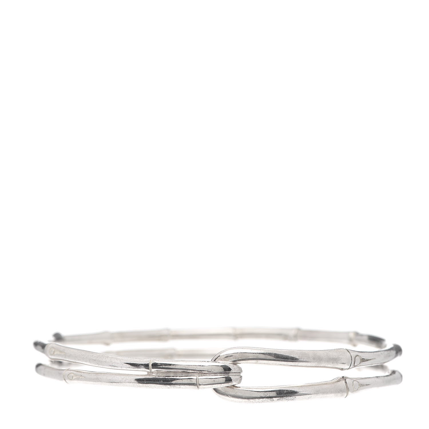 John Hardy Sterling Silver Bamboo Hook Bracelet 1 of 4