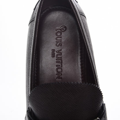 Louis Vuitton Mens Taiga Major Loafers 11 Acajou 7 of 9