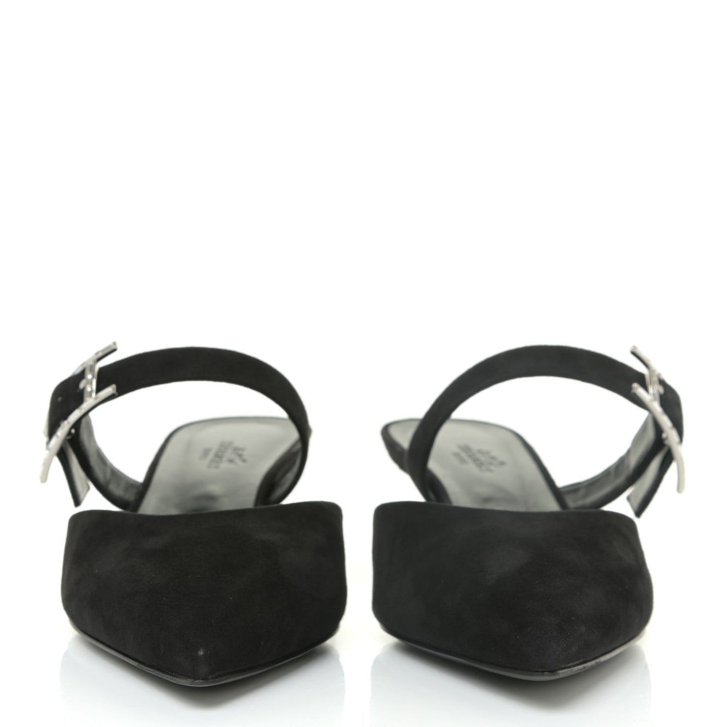 Suede Goatskin Blink Mules 37 Black