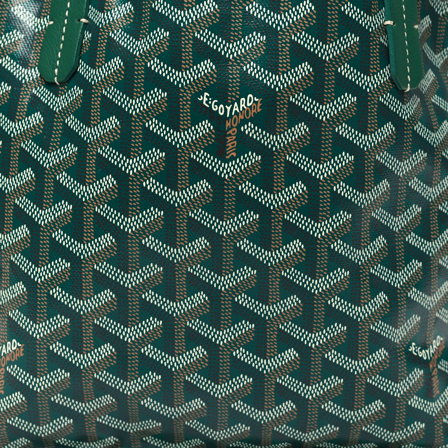 Goyardine Reversible Mini Anjou Green