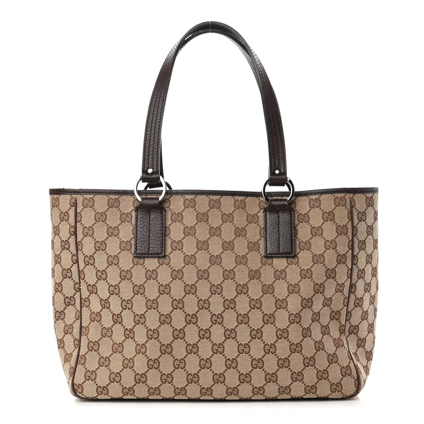 Monogram Large Tote Dark Brown