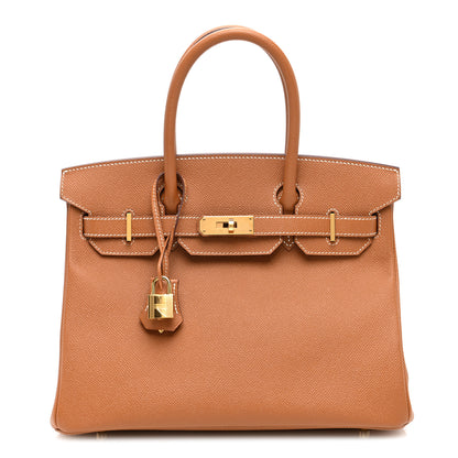 Hermes Epsom Birkin 30 Gold 1 of 10