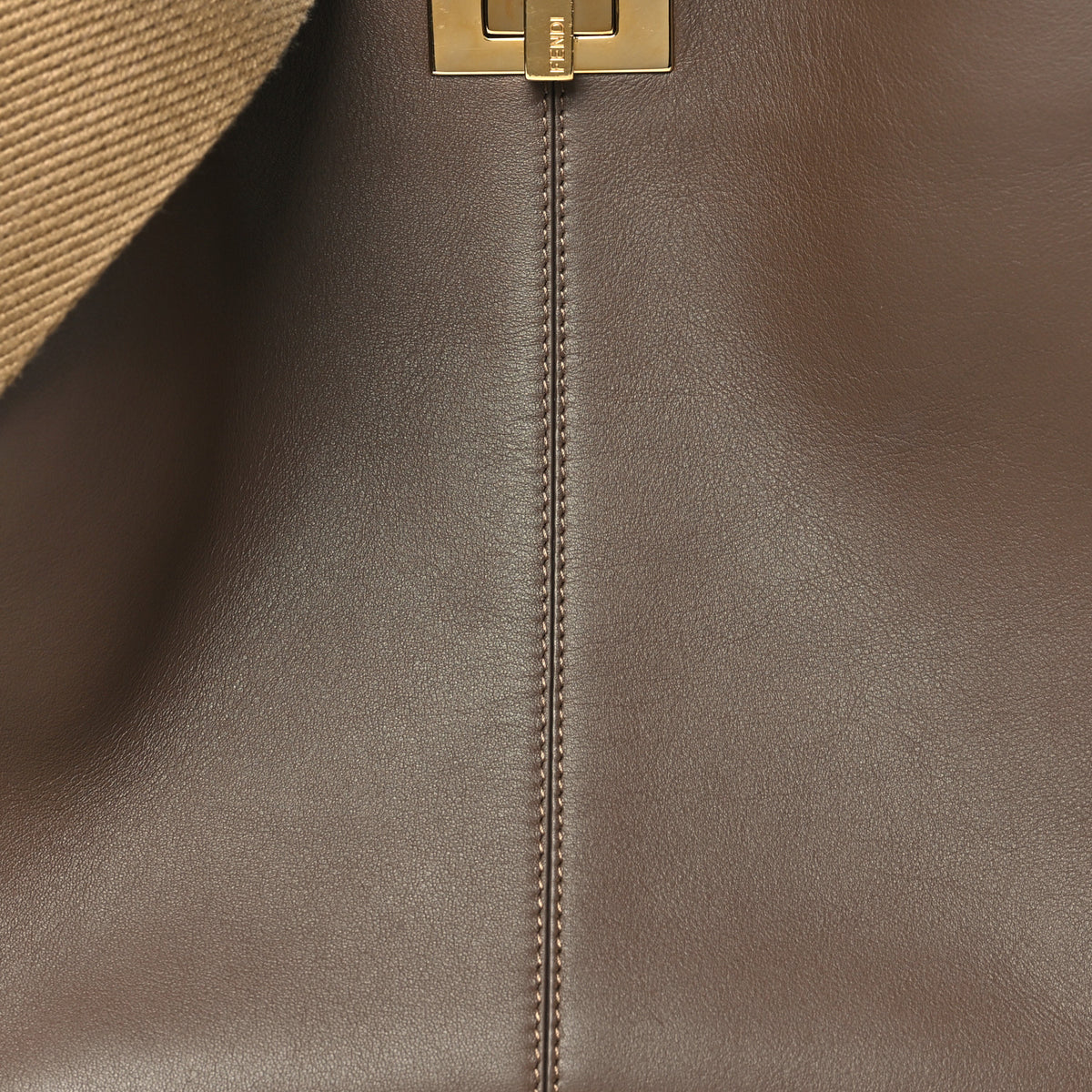 Vitello Seta Glazed Fabric FF 1974 Medium Peekaboo X-Lite Maya Mogano Panna Maya Mogano Panna