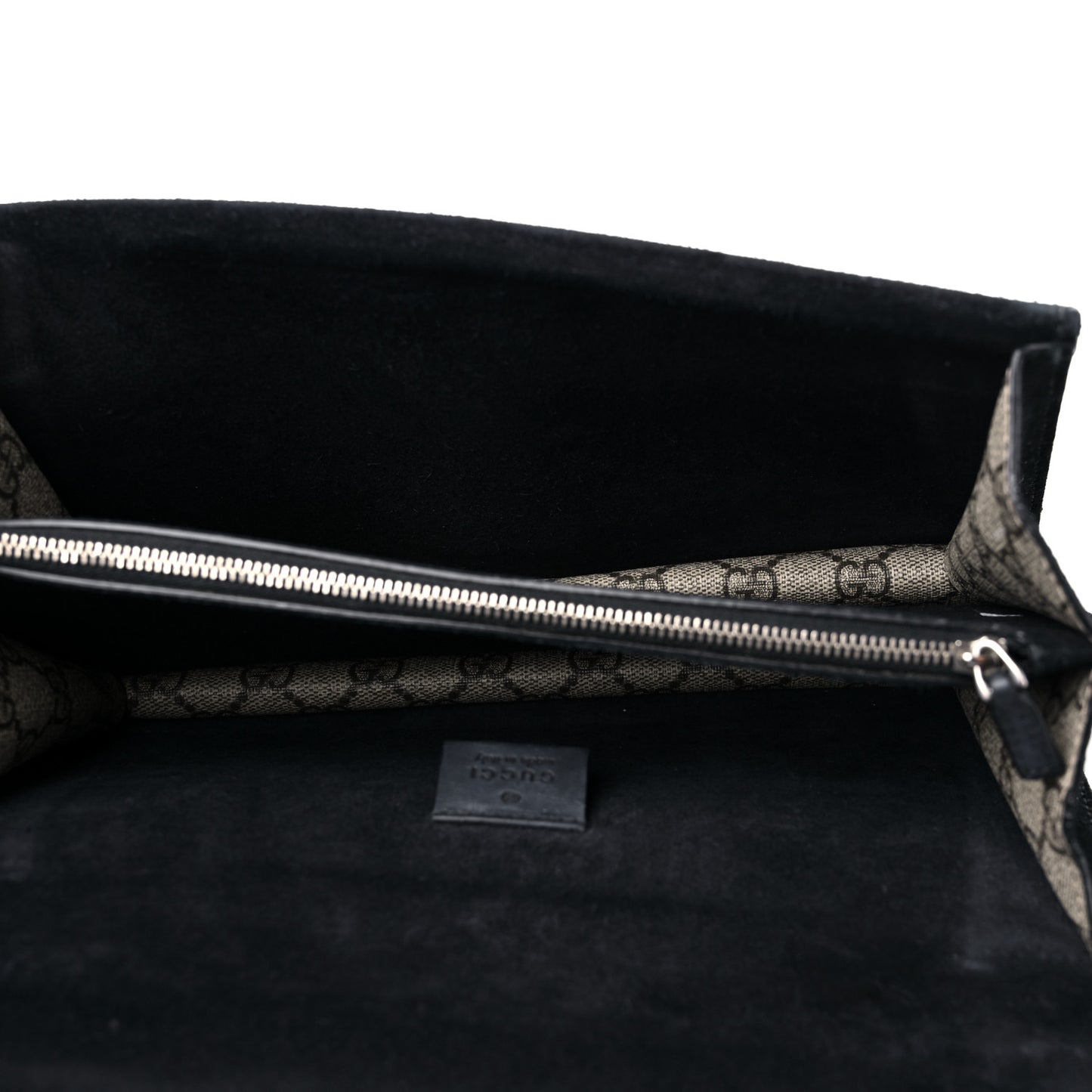 GG Supreme Monogram Small Dionysus Shoulder Bag Black