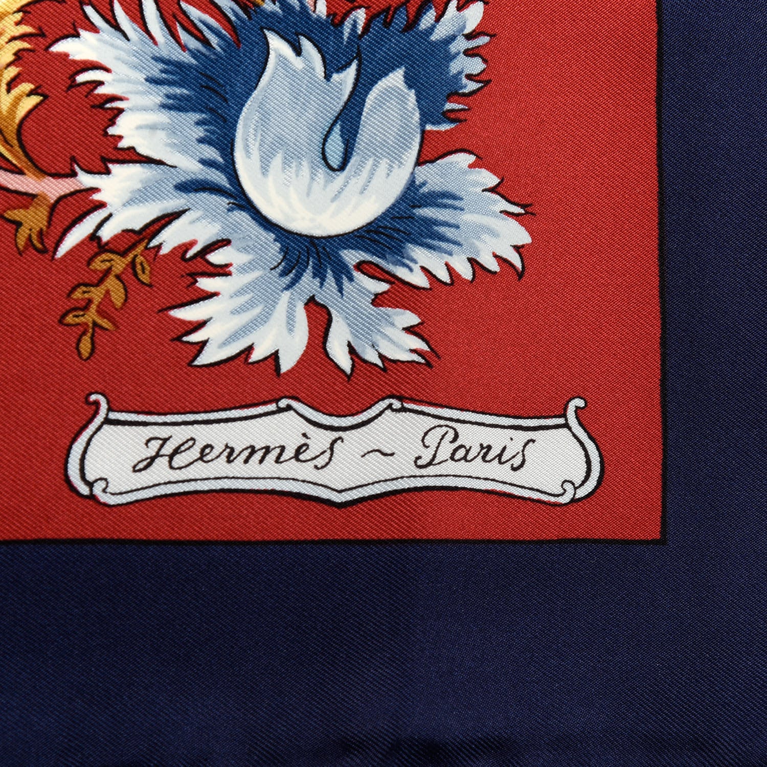 Hermes Silk Les Jardiniers du Roy Scarf 90 7 of 7