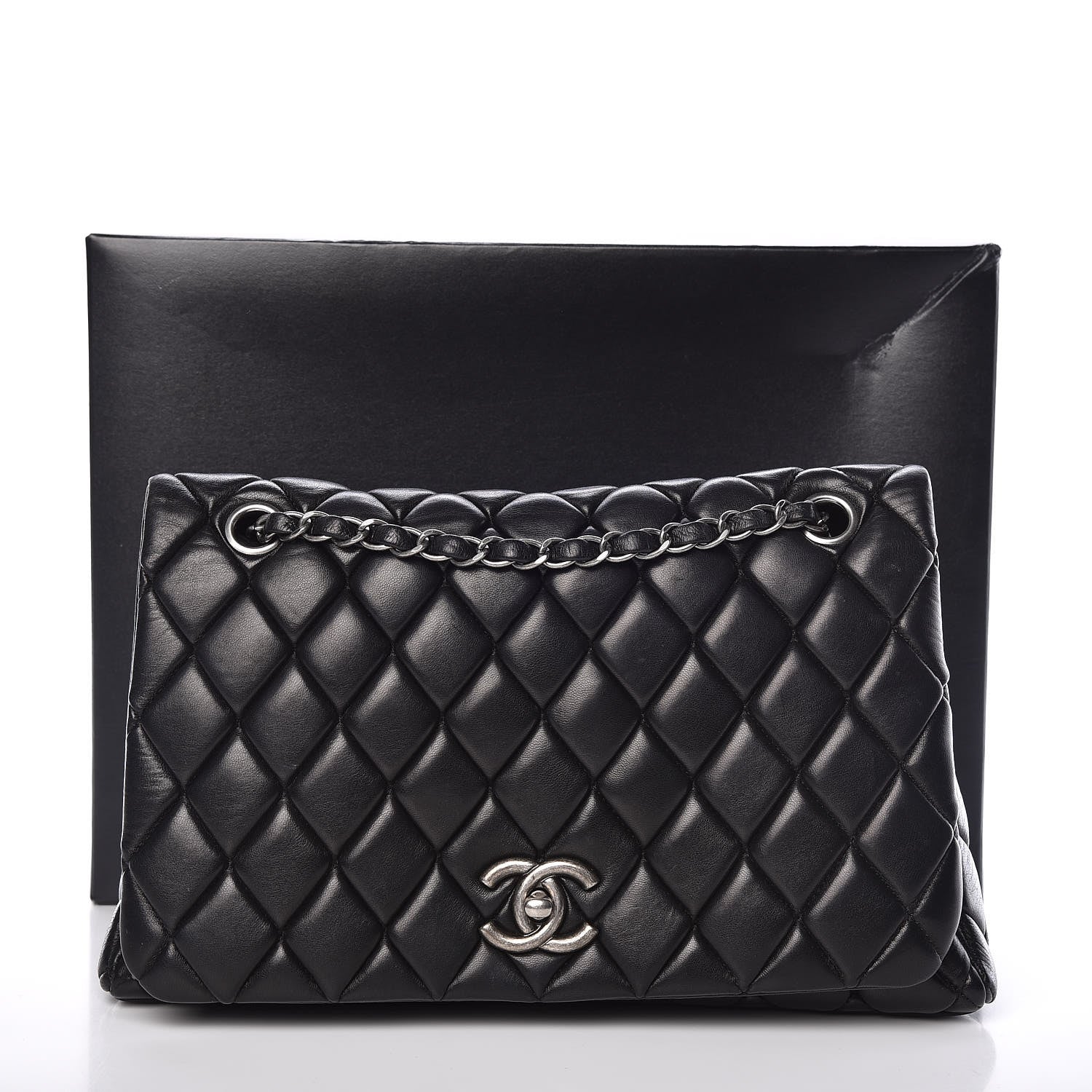 Chanel Lambskin New Bubble Flap Black 13 of 13
