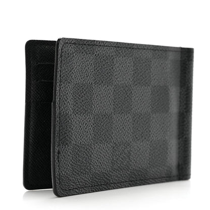 Louis Vuitton Damier Graphite Bi-Fold Money Clip Wallet 3 of 8