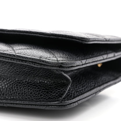 Chanel Caviar Quilted Wallet on Chain WOC Black 11 of 11