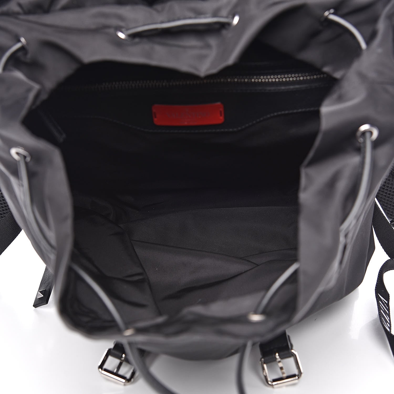 Valentino Garavani Nylon VLTN Large Backpack Black 5 of 10