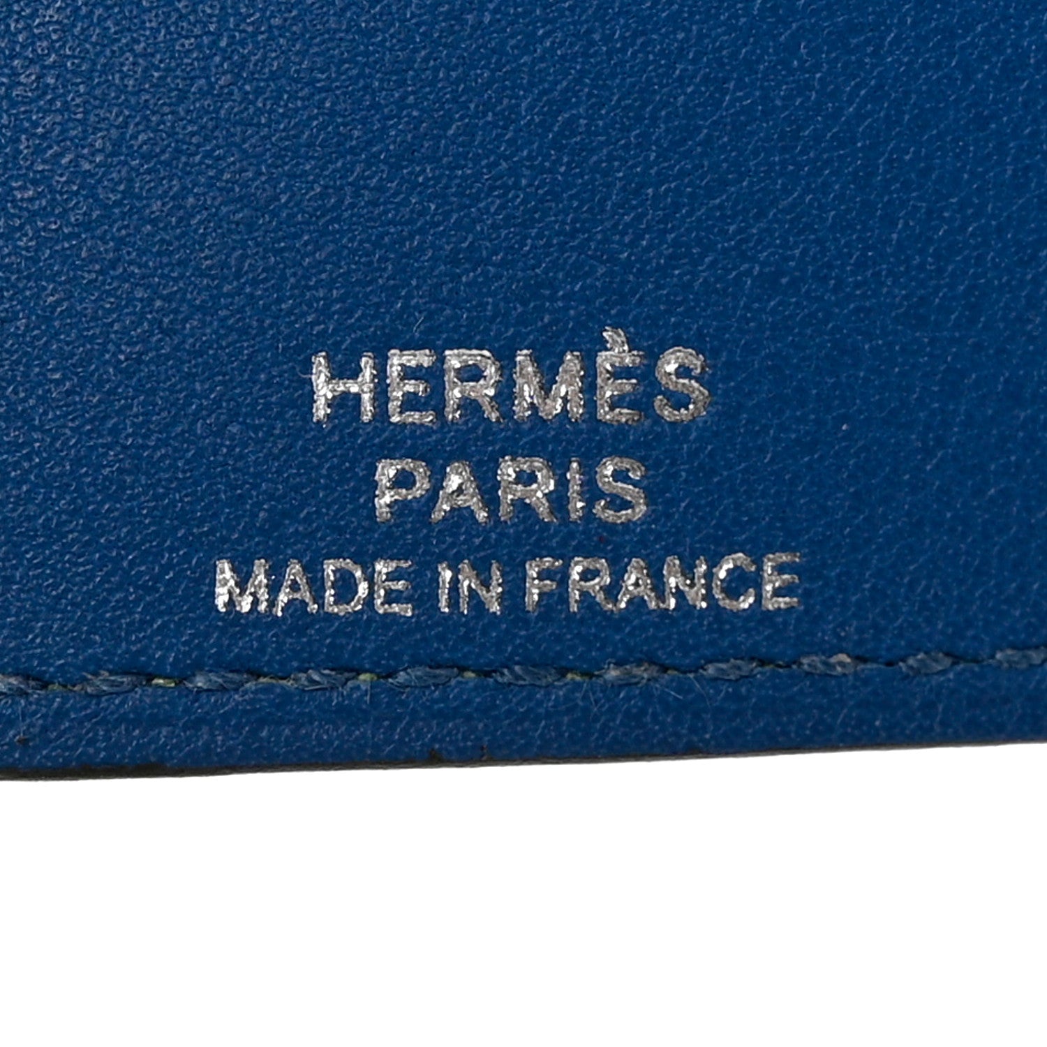 Hermes Evercolor Swift Verso Ulysse Nano Bag Charm Vert Criquet Bleu France 3 of 5