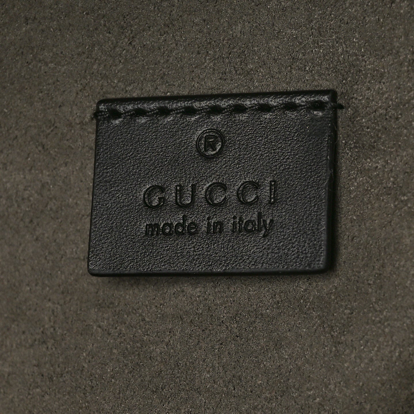 GG Supreme Monogram Medium Backpack Black