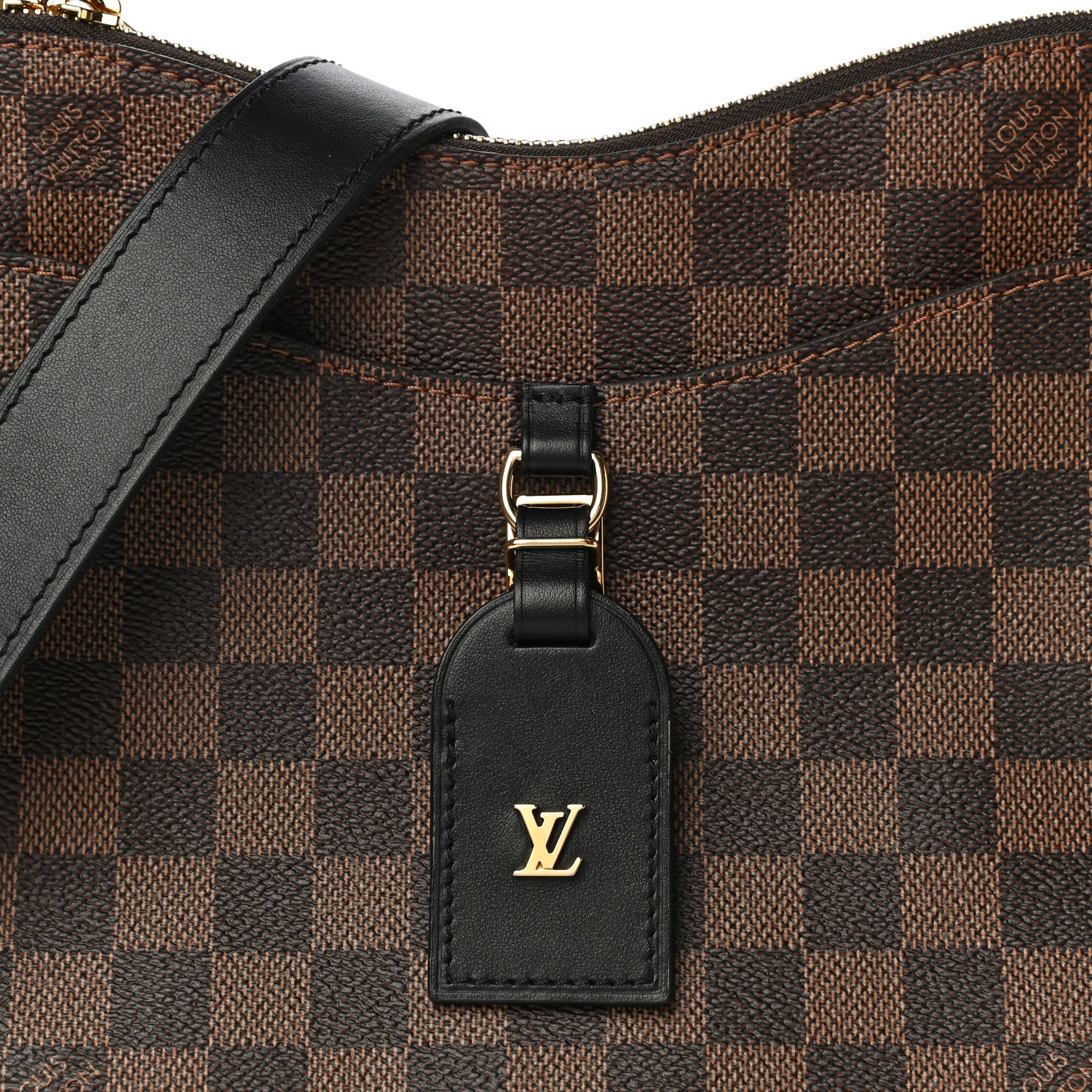 Louis Vuitton Damier Ebene Odeon PM Black 6 of 12