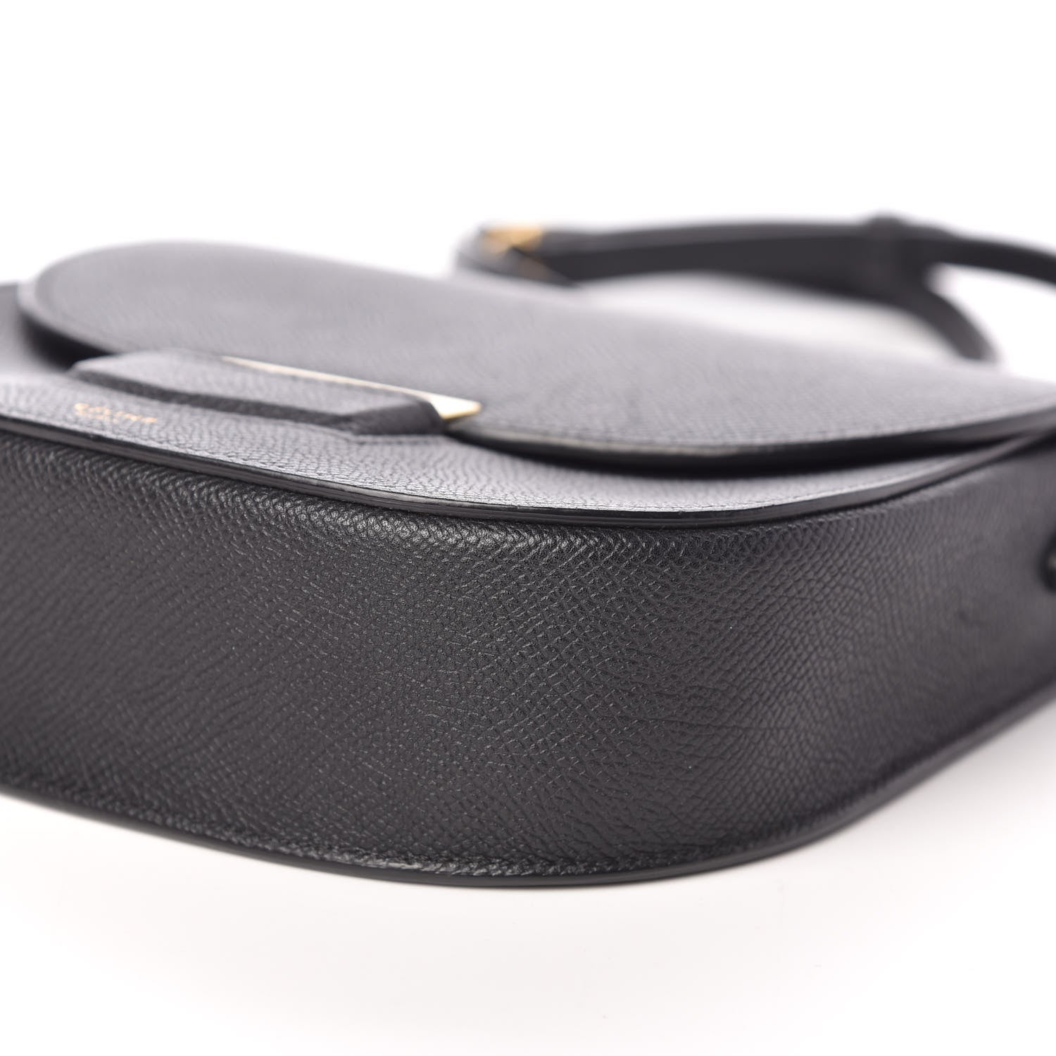Celine Grained Calfskin Small Trotteur Black 9 of 9
