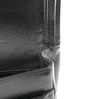 Chanel Caviar Quilted Medium Double Flap Black 11 of 12