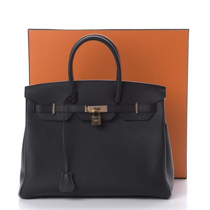 Hermes Togo Birkin 35 Black 11 of 11