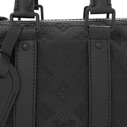 Louis Vuitton Monogram Taurillon Keepall Bandouliere 25 Black 7 of 9