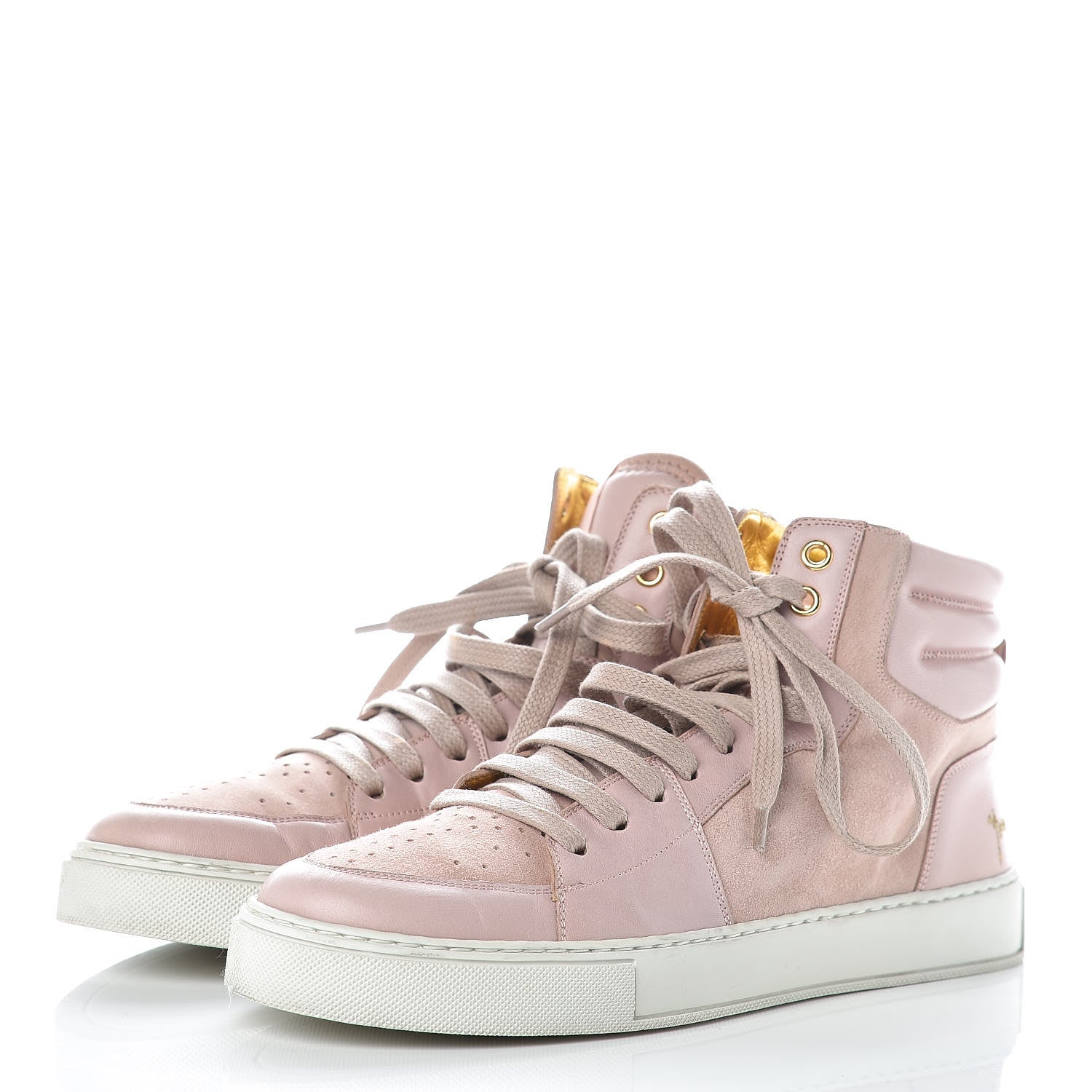 Saint Laurent Suede High Top Sneakers 39.5 Pink 3 of 16