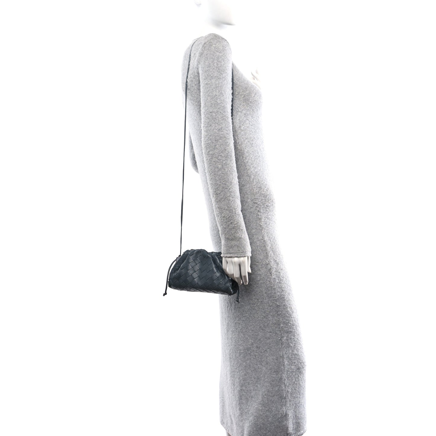 Nappa Intrecciato The Mini Pouch Thunder
