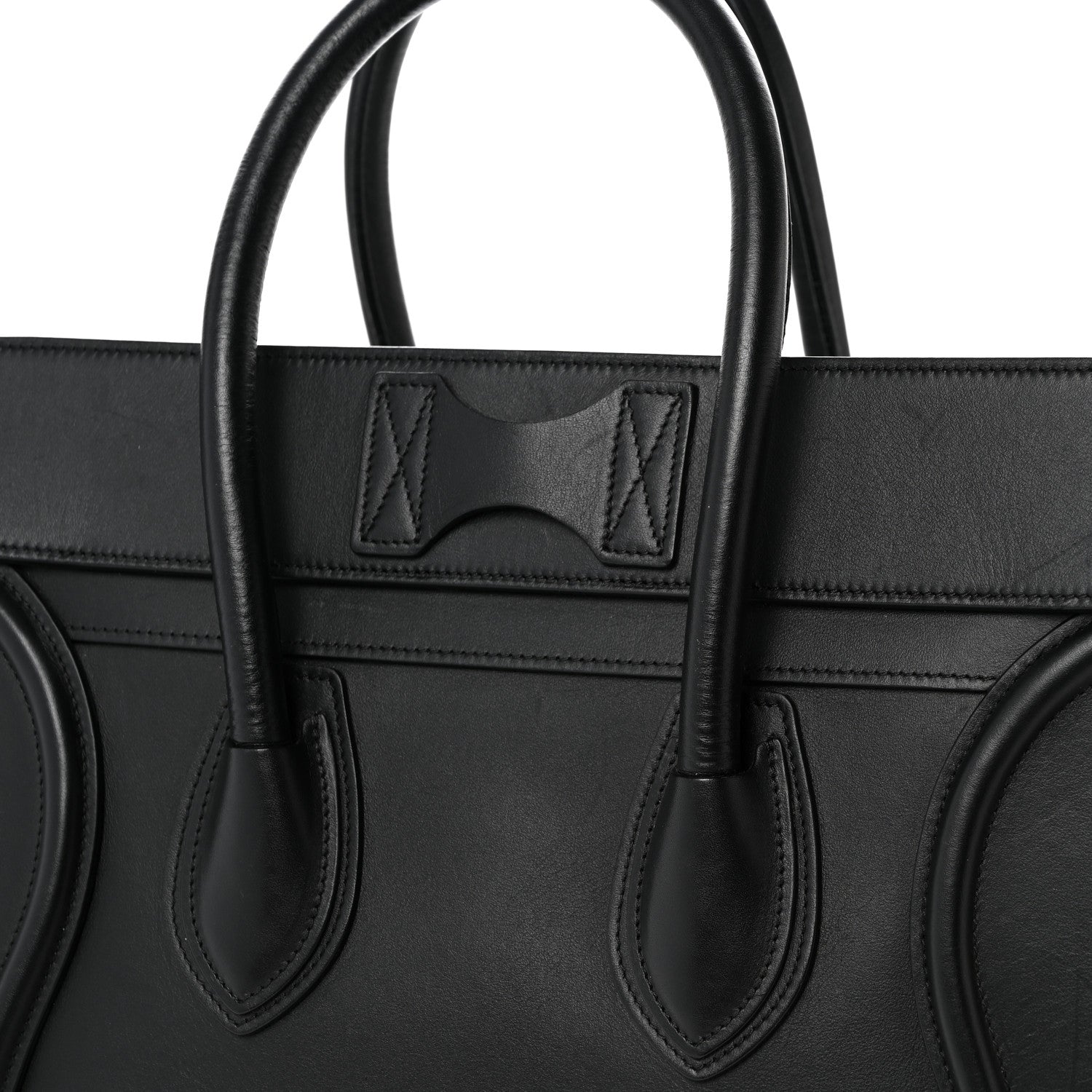 Celine Smooth Calfskin Mini Luggage Black 1891148 – FASHIONPHILE
