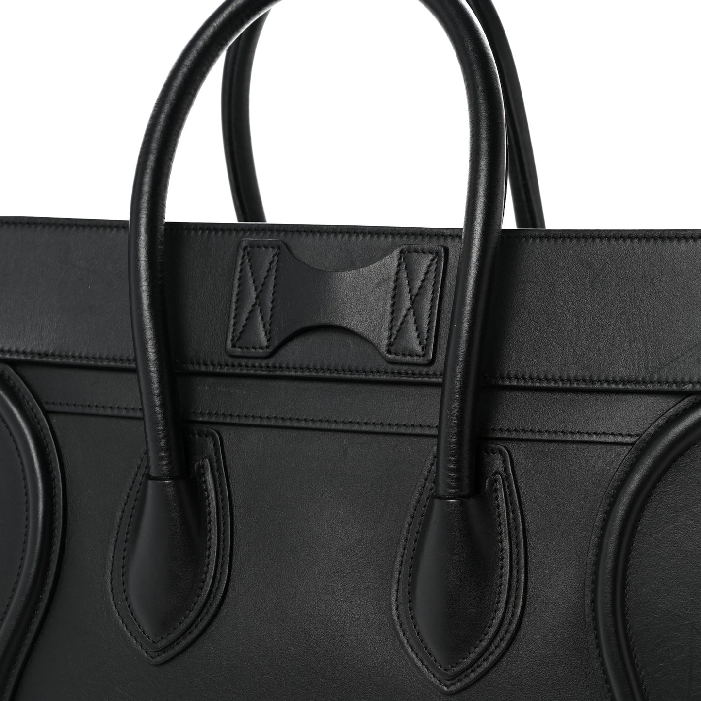 Smooth Calfskin Mini Luggage Black