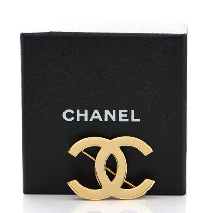 Chanel Metal Large CC Brooch Gold 5 of 5