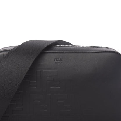 Fendi Vitello Grace FF Gradient Embossed Medium Camera Case Black 10 of 10